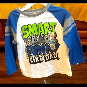 A cute long sleeved shirt for boys size (3)